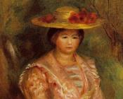 皮埃尔 奥古斯特 雷诺阿 : Bust of a Woman, Gabrielle